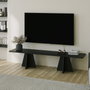 Hanah Home Mushroom Mueble de TV Negro